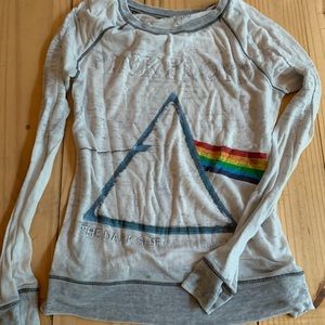 Distressed Pink Floyd crew sweat shirt